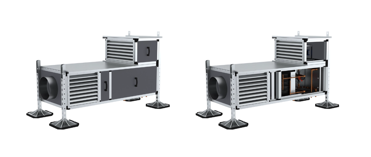 centrala wentylacyjna z odzyskiem ciepła dla mieszkań przemysłu i usług