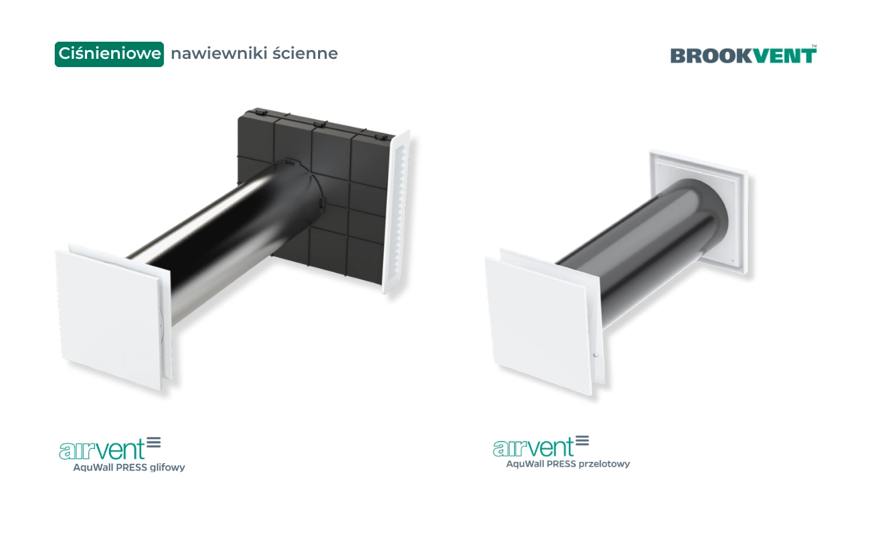 ciśnieniowe nawiewniki ścienne aquwall press brookvent z krajową oceną techniczną